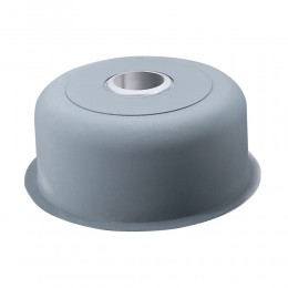Cuba Redonda Classic inox escovado 44x44x18cm - Arell 